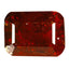 3.04 ct Octagon (8.67 x 6.50 mm) Orange Red Natural Spessartite Garnet Gemstone