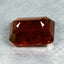 3.04 ct Octagon (8.67 x 6.50 mm) Orange Red Natural Spessartite Garnet Gemstone