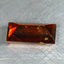 1.45 ct Octagon (8.61 x 4.44 mm) Orange Red Natural Spessartite Garnet Gemstone