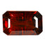 1.90 ct Octagon (8.81 x 5.41 mm) Orange Red Natural Spessartite Garnet Gemstone