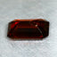 1.90 ct Octagon (8.81 x 5.41 mm) Orange Red Natural Spessartite Garnet Gemstone