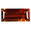 1.04 ct Octagon (8.46 x 3.79 mm) Orange Red Natural Spessartite Garnet Gemstone