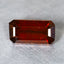 1.46 ct Octagon (8.74 x 4.60 mm) Orange Red Spessartite Garnet Natural Gemstone