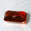 1.59 ct Octagon (7.59 x 4.86 mm) Orange Red Spessartite Garnet Natural Gemstone
