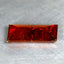 2.13 ct Octagon (10.93 x 5.02 mm) Orange Red Natural Spessartite Garnet Gemstone