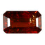 1.99 ct  Octagon Cut (9.28 x 5.46 mm) 100% Natural Orangy Red Spessartite Garnet