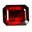 1.62 ct  Octagon Cut (7.08 x 5.49 mm) 100% Natural Orangy Red Spessartite Garnet