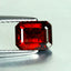 1.62 ct  Octagon Cut (7.08 x 5.49 mm) 100% Natural Orangy Red Spessartite Garnet