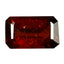 1.05 ct  Octagon Cut (7.61 x 4.57 mm) 100% Natural Orangy Red Spessartite Garnet