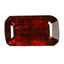 0.63 ct  Octagon Cut (6.51 x 3.64 mm) 100% Natural Orangy Red Spessartite Garnet