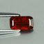 0.63 ct  Octagon Cut (6.51 x 3.64 mm) 100% Natural Orangy Red Spessartite Garnet