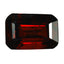 1.54 ct  Octagon Cut (7.59 x 5.20 mm) 100% Natural Orangy Red Spessartite Garnet