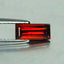 1.02 ct  Octagon Cut (8.02 x 3.61 mm) 100% Natural Orangy Red Spessartite Garnet