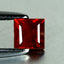 0.51 ct  Cushion Cut (3.93 x 3.88 mm) 100% Natural Orangy Red Spessartite Garnet