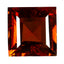 0.67 ct  Cushion Cut (4.76 x 4.69 mm) 100% Natural Orangy Red Spessartite Garnet