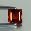 0.67 ct  Cushion Cut (4.76 x 4.69 mm) 100% Natural Orangy Red Spessartite Garnet