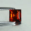 0.97 ct  Cushion Cut (5.18 x 5.10 mm) 100% Natural Orangy Red Spessartite Garnet