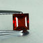0.73 ct  Cushion Cut (4.98 x 4.82 mm) 100% Natural Orangy Red Spessartite Garnet