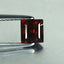 0.88 ct  Cushion Cut (5.15 x 4.88 mm) 100% Natural Orangy Red Spessartite Garnet