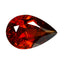 0.96 ct  Pear Cut (7.61 x 5.12 mm) 100% Natural Orangy Red Spessartite Garnet