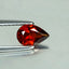 0.96 ct  Pear Cut (7.61 x 5.12 mm) 100% Natural Orangy Red Spessartite Garnet
