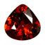 1.27 ct  Pear Cut (6.80 x 6.70 mm) 100% Natural Orangy Red Spessartite Garnet