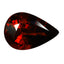 1.14 ct  Pear Cut (7.75 x 5.48 mm) 100% Natural Orangy Red Spessartite Garnet