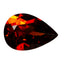 1.73 ct  Pear Cut (8.91 x 6.11 mm) 100% Natural Orangy Red Spessartite Garnet