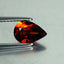 1.73 ct  Pear Cut (8.91 x 6.11 mm) 100% Natural Orangy Red Spessartite Garnet