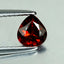0.74 ct  Pear Cut (5.85 x 5.39 mm) 100% Natural Orangy Red Spessartite Garnet