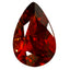 1.60 ct  Pear Cut (8.49 x 5.74 mm) 100% Natural Orangy Red Spessartite Garnet
