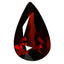 1.88 ct  Pear Cut (10.16 x 6.36 mm) 100% Natural Orangy Red Spessartite Garnet