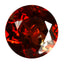 1.25 ct  Round Cut (6.58 x 6.57 mm) 100% Natural Orangy Red Spessartite Garnet