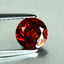 1.25 ct  Round Cut (6.58 x 6.57 mm) 100% Natural Orangy Red Spessartite Garnet