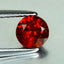 0.81 ct  Round Cut (5.41 x 5.39 mm) 100% Natural Orangy Red Spessartite Garnet