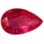 0.90 ct AAA Gorgeous Pear Shape (7.81 x 4.88 mm) Red Sapphire Natural