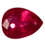 0.47 ct AAA Phenomenal Pear Shape (5.13 x 3.83 mm) Red Sapphire Natural