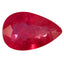 0.68 ct AAA Topnotch Pear Shape (6.96 x 4.47 mm) Red Sapphire Natural