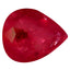 0.77 ct AAA Magnificent Pear(6.12 x 5.12 mm)Red Sapphire Natural