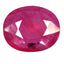 1.47 ct Oval (8.21 x 6.64 mm) Pinkish Red Sapphire Genuine Loose