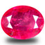 1.58 ct Flashing Oval Shape (8.33 x 6.61 mm) Red Sapphire Natural Loose