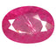 0.58 ct Incredible Oval (5.92 x 4.13 mm)Pinkish Red Sapphire Genuine