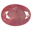 0.74 ct Eye-opening Oval (6.20 x 4.43 mm)Pinkish Red Sapphire Genuine