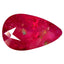 0.64 ct Remarkable Pear(6.38 x 3.80 mm)Pinkish Red Sapphire Genuine