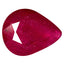 1.30 ct Pear (7.44 x 5.87 mm) Pinkish Red Sapphire Genuine Loose