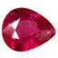 0.60 ct Fabulous Pear(5.81 x 4.65 mm)Pinkish Red Sapphire Genuine