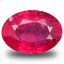 0.87 ct Dazzling Oval Shape (6.39 x 4.68 mm) Red Sapphire Natural Loose