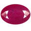 0.82 ct AAA Flashing Oval Shape (7.02 x 4.86 mm) Red Sapphire Natural