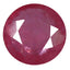 0.74 ct Eye-popping Round Shape (5.50 x 5.50 mm) Red Sapphire Natural