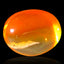 1.11 ct Eye-catching Fancy Cabochon(7.93 x 6.42 mm)Un-Heated Red Fire Opal